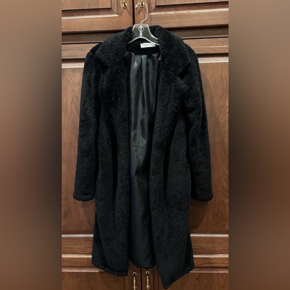 Women's Black Faux Fur Jacket